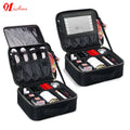 Missmeeca 2023 Hot Selling Travel Bag Storage Box Led Organizer Toiletry Women Stylist and Case Light Makeup Mirror