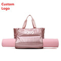 Custom Print Logo Quilted Wet and Dry Separation Swimming Multifunctional Outdoor Waterproof Nylon Yoga Mat Duffle Tote Bag