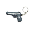 Keychain Manufacturers Custom Logo 3D 2D PVC Gun Keychain Shapes Various Promotional Soft Rubber PVC Keychain Gifts