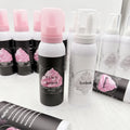 Private Label Custom Lash Extension Whipped Lash Shampoo Liquid 100ml Strawberry Mousse Foam Cleanser 2 1 White Pink Plastic