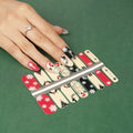 Huizi Hot Sale Christmas Deign Full Cover Non-toxic Nail Polish Stickers for Beauty DIY