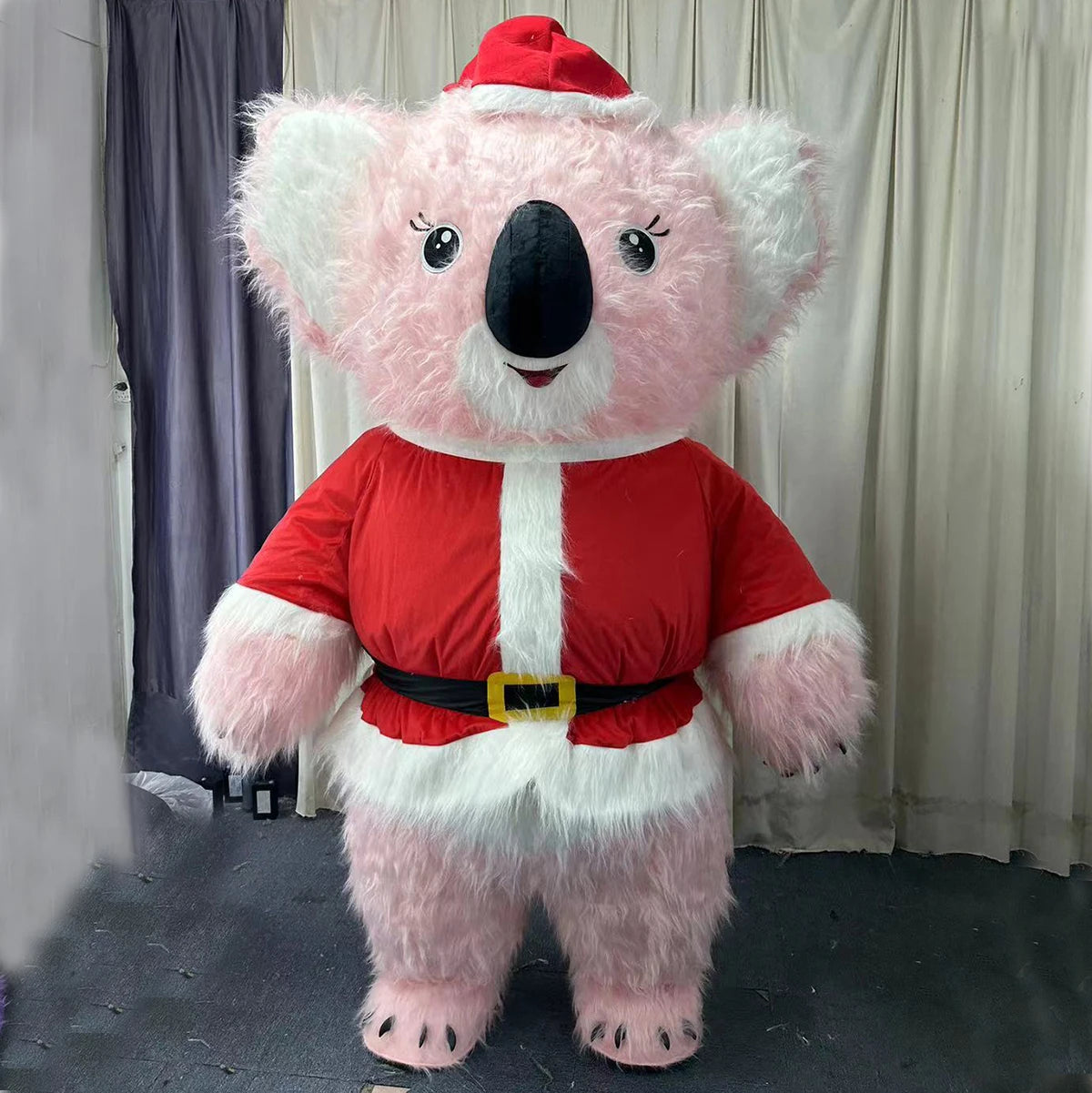 Christmas Celebration Party Anime Props Performance Plush Christmas Inflatable Koala Mascot Costume