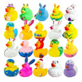 Easter Rubber Ducks  Mini Bunny Duckies Bath Toys for Baby Showers Accessories Kids  Easter Basket Stuffers and Party Favors