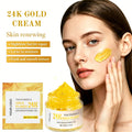 Private Label 24K Gold Hydrogel Face Cream Anti-Aging Firming Moisturizer Glowing Skin Brightening Repairing Cream Wholesale OEM