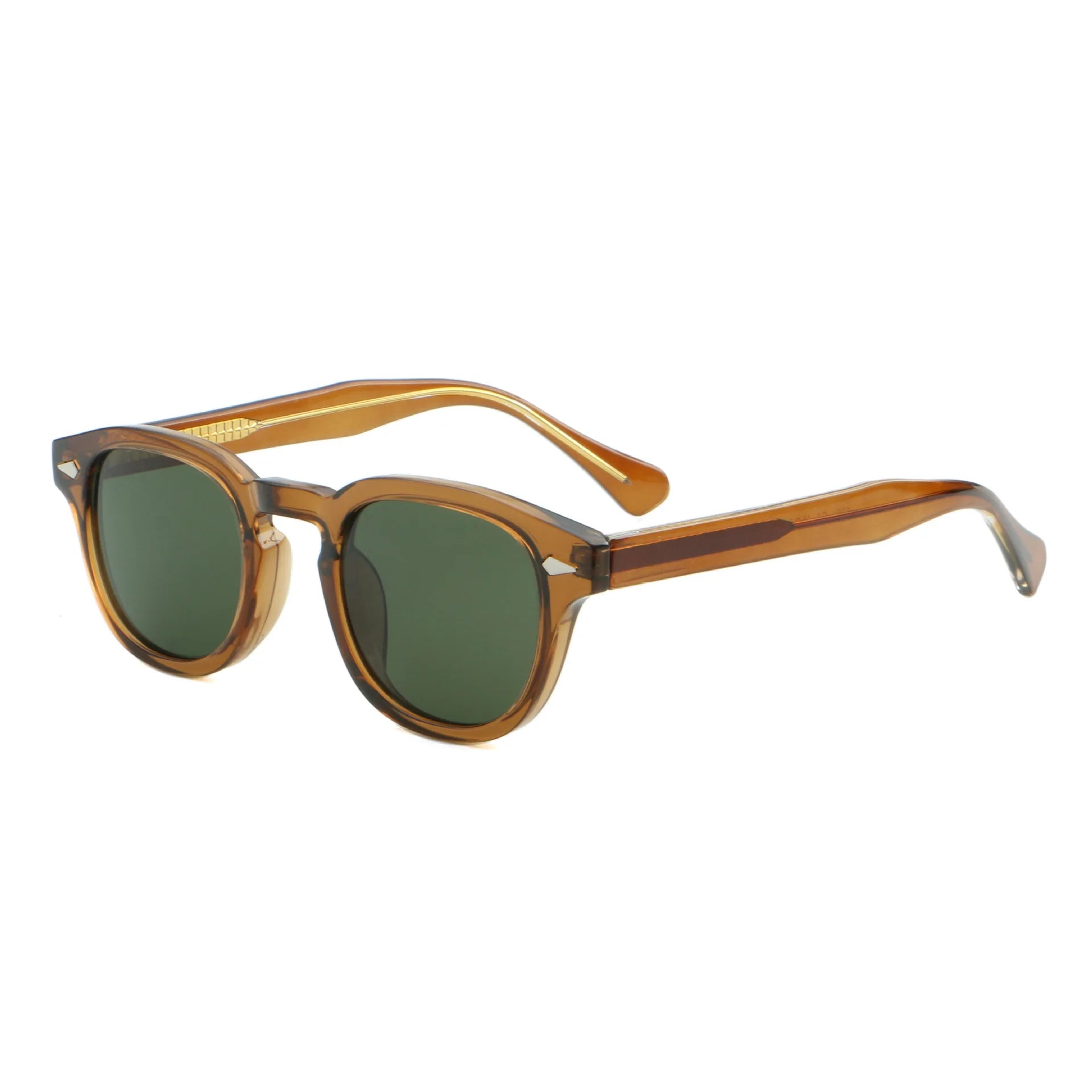 Unisex New Style UV400 Luxury Vantage Acetate Sunglasses PC Material Fashion Insert Pin Eyewear Custom Logo for Women Men
