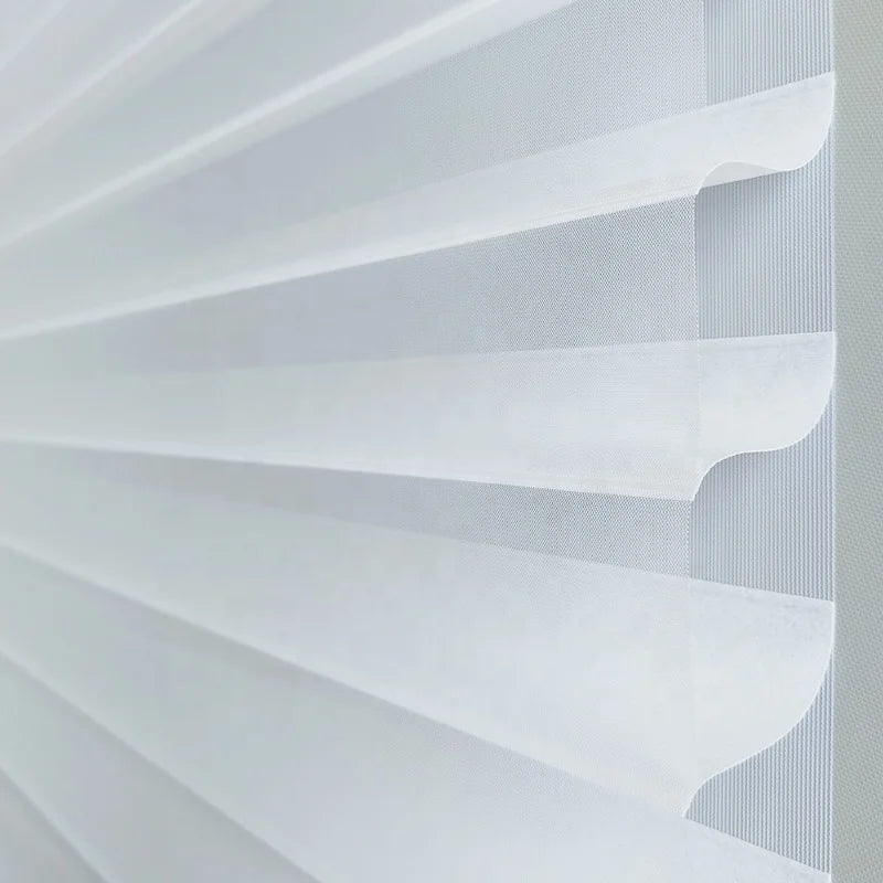 Electric Shangri-La Blind Sheer Elegance Blind Roll up Shade Motorized Silhouetter Blind Sheer Shade Remote Silhouetter Shades MegaBDM