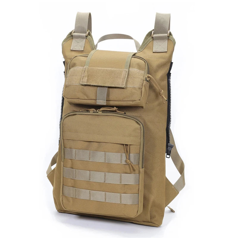 Outdoor Running Hiking Tactical Hydration Backpack 25L/35L Sport Water Bag with Leakproof Bladder Lightweight Breathable Pack
