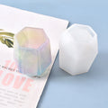 Early Riser Best Seller 3D Hexagon Concrete Cement Vase Pen Holders Storage Boxes Succulent Flower Pots & Planters Silicone Mold