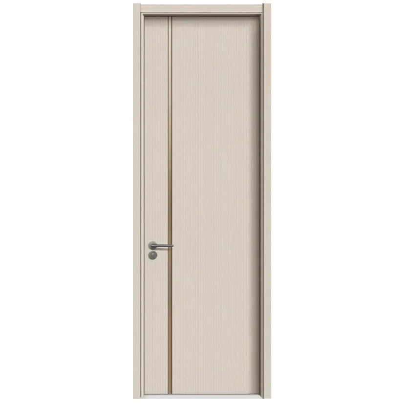 High-end Waterproof Composite Modern Design Fire Door Indoor Living Room Interior Wooden Slab Doors