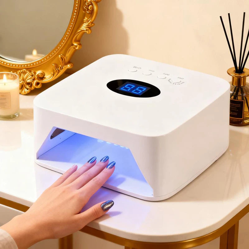 2025 New Arrival 54W Professional S50 Cordless UV Nail Lamp Portable Rechargeable Gel Polish Led Nail Dryer