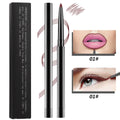 Private Label 15 Colors Retractable Matte Lip Liner Pencil Vegan & Waterproof with High Pigment Mineral Ingredient