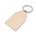 High Quality Engraving Logo Rectangle Square Round Heart Blank Wooden Keychain