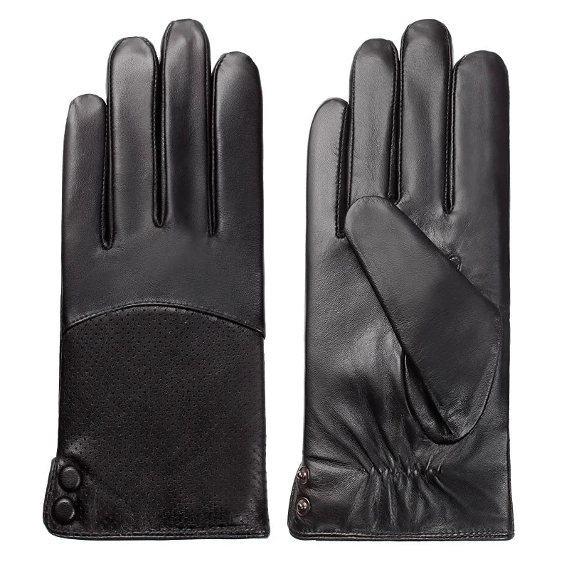 OEM Genuine Leather Material Gloves Motorbike Leather Elegant Men Gloves