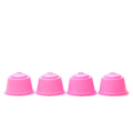 Eco-Friendly Stocked Coffee Capsule 4Pcs Set Plastic Refillable 200 Times Reusable Modern Design Cafe Use