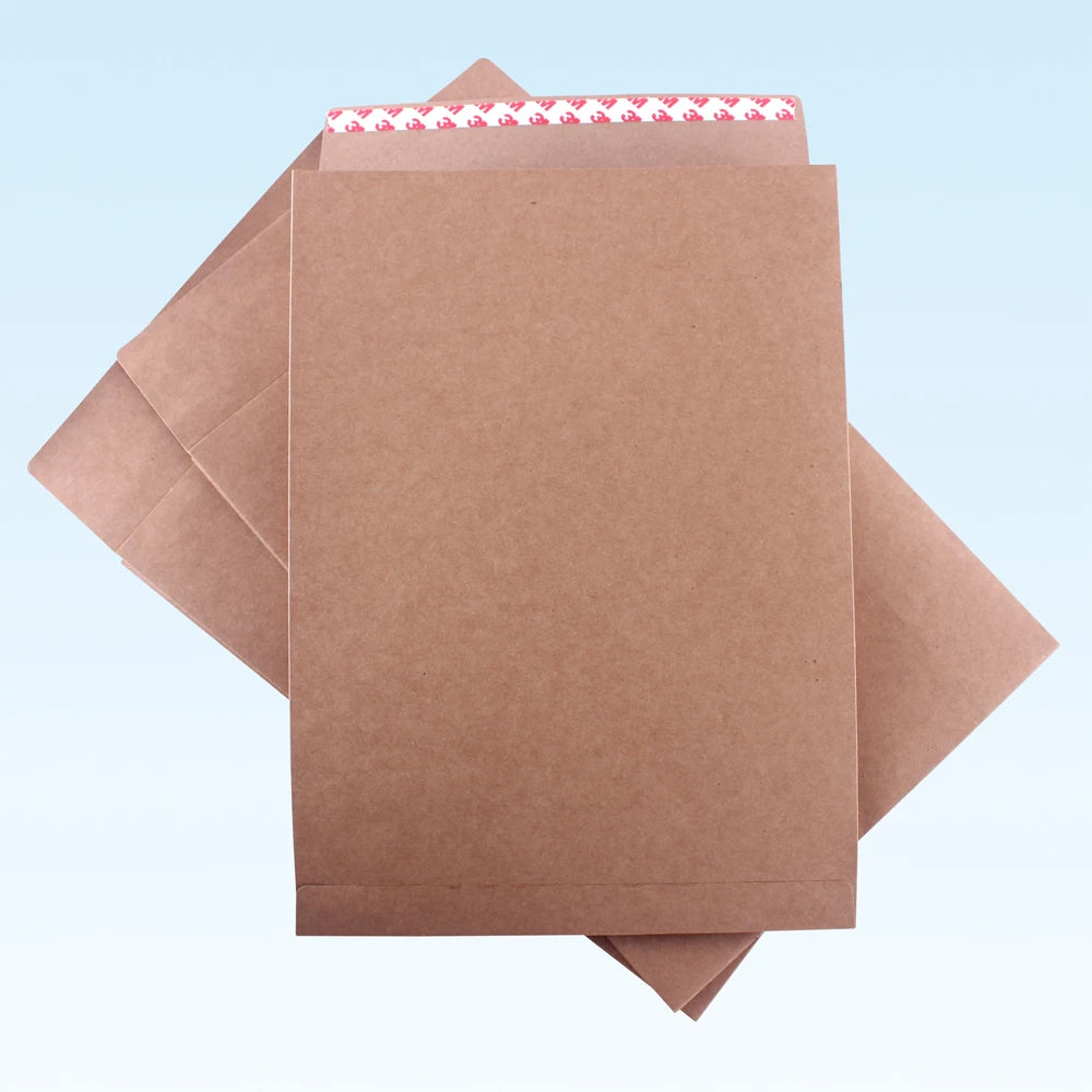 100% Recyclable Expandable Mailing Shipping Bags 15*10.25inch No Bubble No Printing Kraft Paper for Wallet Use Spot Sale