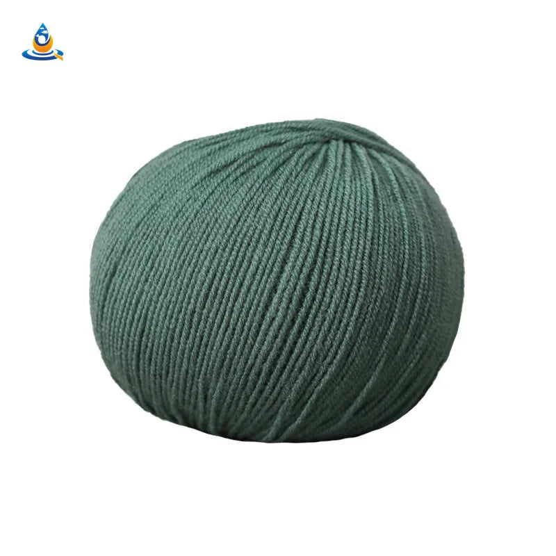 Manufacturer Wholesale 50g Blended Basolan Wool Yarn Knitting Sweater 5 Strand Merino Wool Yarn