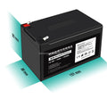 12V Lifepo4 Battery 15Ah Lead Acid Batteries Lithium Replacement Deep Cycles Electric Bicycle Motorcycle Battery Pack MegaBDM