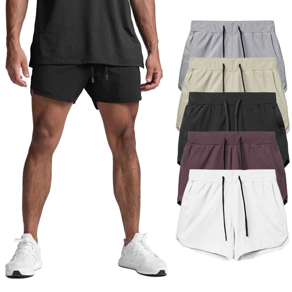 Custom Logo Breathable Hot 100% Polyester Shorts for Men Running Basketball Gym Sport With Pocket Solid Color Basketball Shorts
