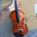Wholesale Cheap Price Sinomusik Made Electric Violin with 2 Band EQ Gloss Red Brown String Instrument with case Bow China Made