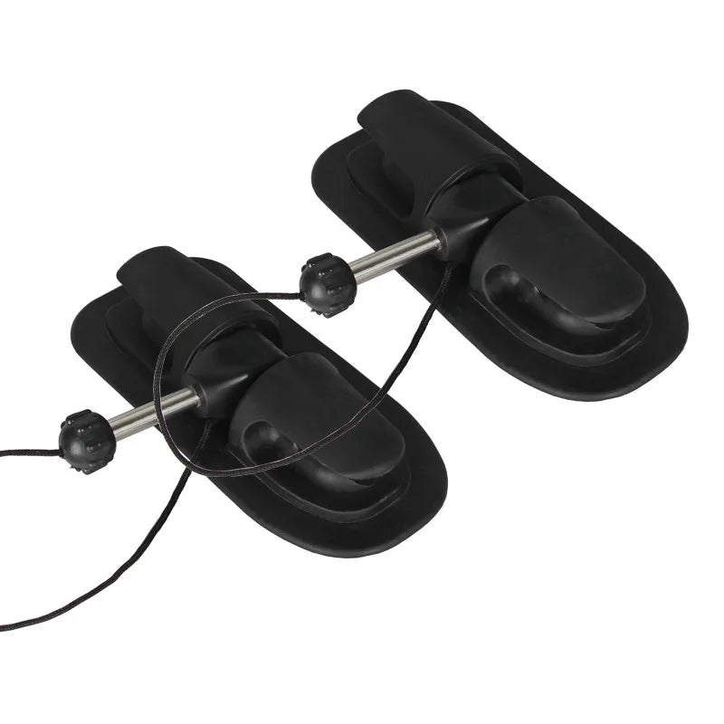 Durable Low Price Portable PVC Inflatable Boat Paddle Holder & Fishing Rod Holder All-Direction Black/Grey 0.35kg 20.3x9.0cm