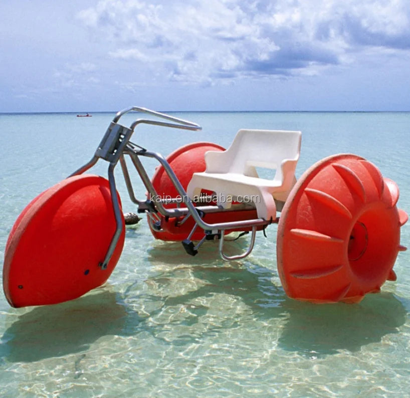 LLDPE Material Water Tricycle with 2 Person Outdoor Water Equipment Human Power PE Tricycle with 3 Wheels for Sale