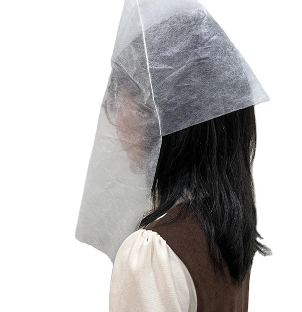 High Quality 100 Pcs Nonwoven Disposable Makeup Protector Mask Face Cover for Retail Changing Dressing Rooms and Fitting Room