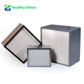 High Efficiency Industrial HVAC H13 Filtering 0.3 Microns or Less Suspended Particles Deep Pleated Fiberglass Hepa Filter