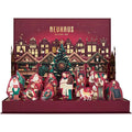 Christmas Gift Box Advent Calendar Empty Paper Countdown for Chocolate Candy Embossed and Matt Laminated Printing