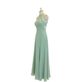 TEENYEE Cross Back Wedding Elegant Evening Long Dresses Sage Green Formal Dress for Birthday Party Women 2026