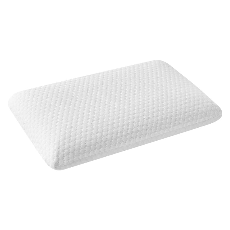 Deep Sleeping Adult Cervical Memory Foam Pillow with Marine Pattern Eco-Friendly for Side/Back/Stomach Sleepers Removable Cover