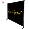 Custom Adjustable Double Sided Polyester 8ft X 8ft Aluminum Frame Step Repeat UV Full Color Waterproof Portable Banners Any