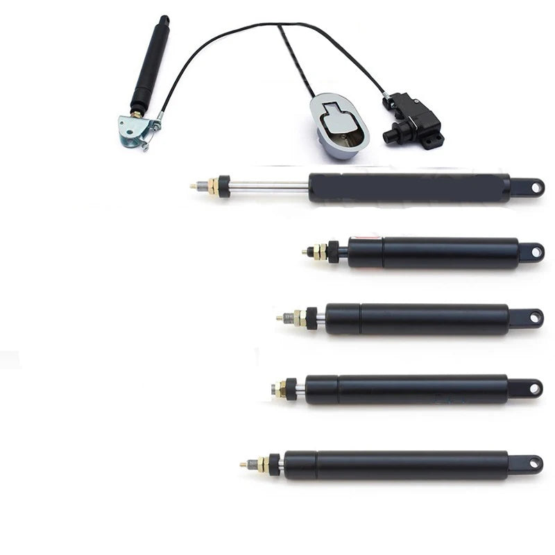 Customized Manufacturer Adjustable Locking Steel Cylinder Gas Spring Gas Strut with Lock Button Lever for Auto Applications