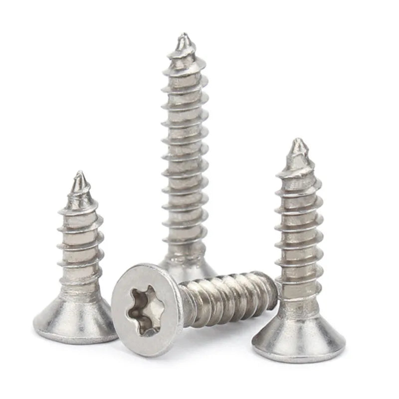 Custom Stainless Steel Flat Head Self Tapping Wherlpool Torx Thread Forming Screw Black 2 6 1 1/2 for Sheet Metal