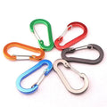 Camping Outdoor Backpack D Type Carabiner Aluminum Quick Link Locking Flat Karabiner Hanger Hook Buckle