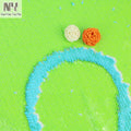SOLD by METER New Custom Made Grass Green and Sky Blue Sequin Mermaid Fabric