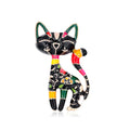 New Arrival Cute Enamel Paint Cat Alloy Plating Brooch Unisex Women and Men Pin Animal Design Fashion Jewelry Party Gift