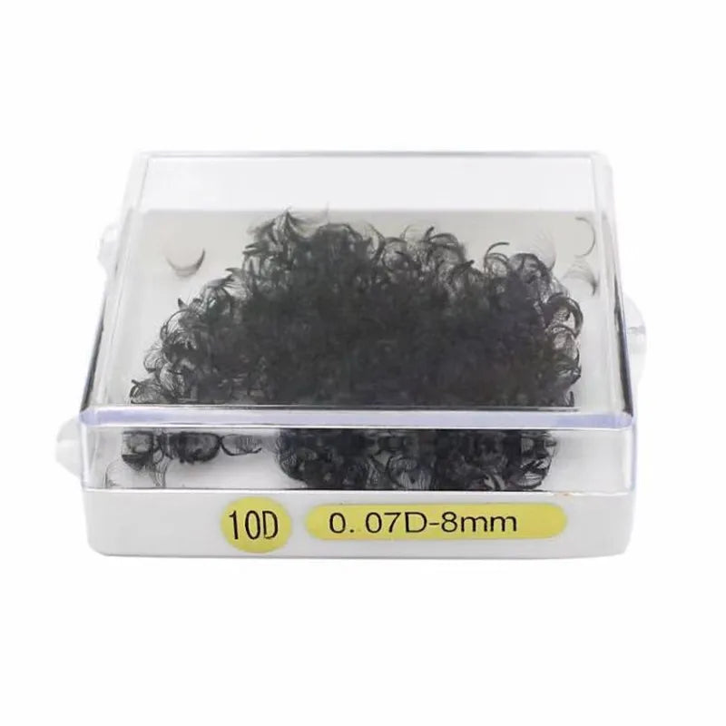 Korean Fiber Eye Lashes Pre Made Pointy Base Volume Fan Eyelash Extensions 3d 5d 8d 10d 0.05 0.07mm Premade Volume Loose Fans