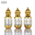 Cute S Moon Portable  Travel Size 5ML Travel Size Attar Bottle Glass Perfume Bottles