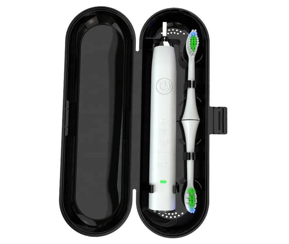 Portable Simple Plastic Electric Toothbrush Travel Case for On-the-Go Hygiene-Bathroom Set Accessory