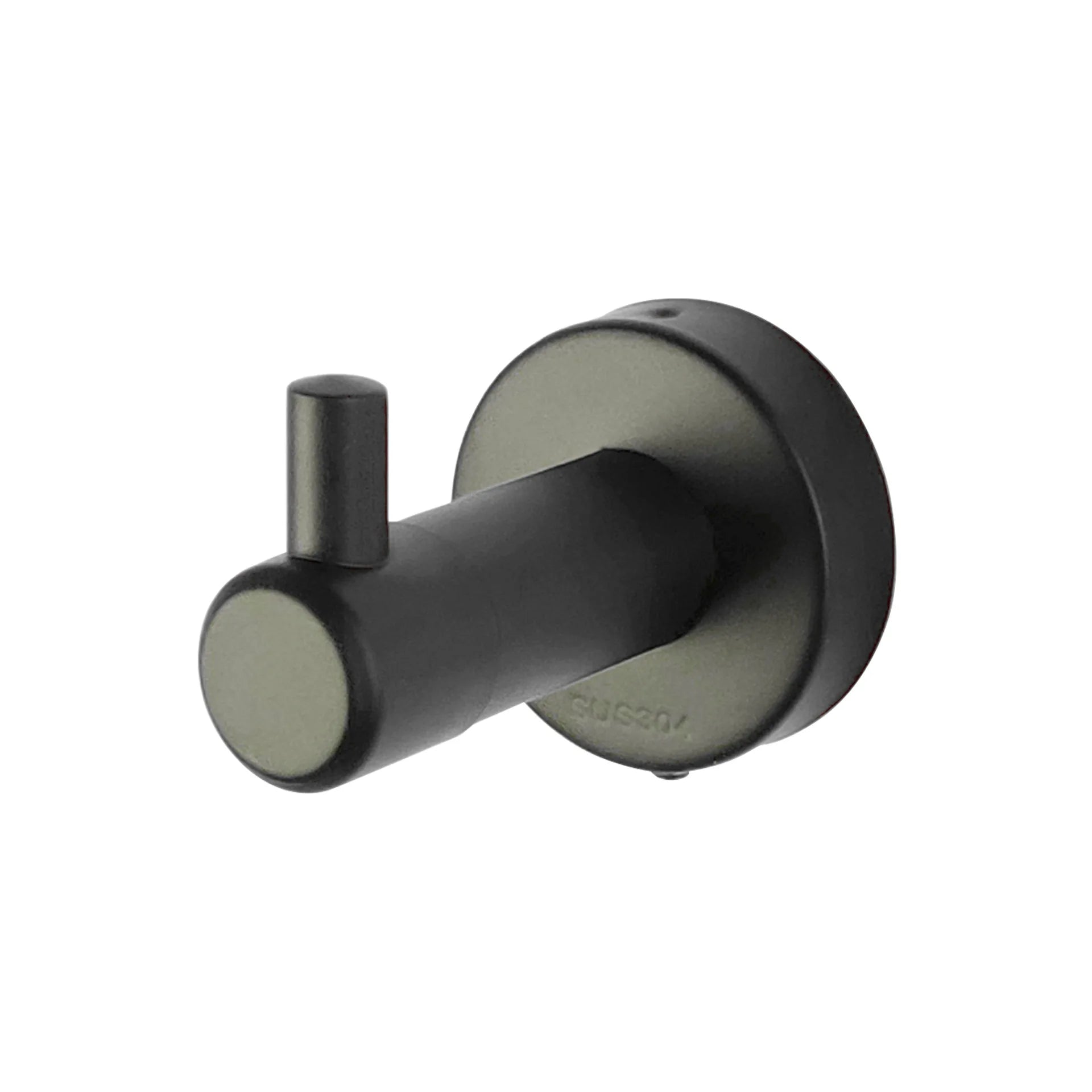 Wholesale Eco-Friendly Multifunction Stainless Steel Robe Coat Hook Wall Mounted Black Bathroom Towel Holder for Clothing Use