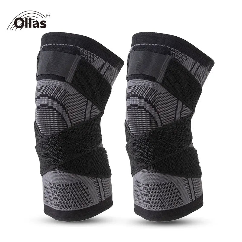 HX015 OLLAS Breathable Knee Support Sport Nylon Knee Sleeve Knee Brace Pad