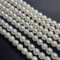 HQ GHEMS  AAA  AAAAA  Quality String Natural Freshwater Pearls  3-8 mm Loose Fresh Water Pearl Necklace