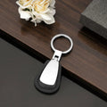 Premium Quality Custom Metal and Leather Keyring for Men UV Printed Plastic Material