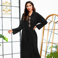 Wholesale Hot Sale Modest Djellaba Femme Abaya Dubai Islamic Muslim New Dress Is Hand Inlaid With Diamonds Clothing for Women