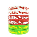 Hot Selling Silicone Wristband Merry Christmas Bracelet for Men Women  Holiday Events