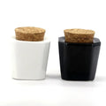 Hot Sell Nail Art Dappen Dish Liquid Powder Container Porcelain White/black Porcelain Material