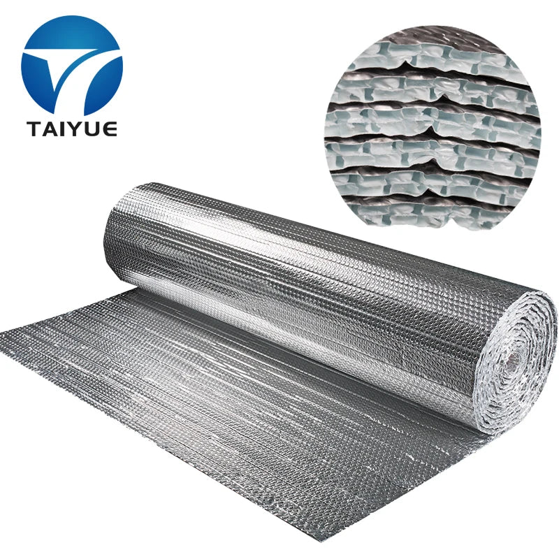 Reflective Aluminium Foil Bubble Wrap Thermal Insulation Building Roof Material Heat Resistant Cover for Construction
