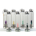Wholesale Energy Crystal Glass Natural Gemstone Stone Drinking Quartz Crystal Water Bottle