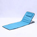 Outdoor Beach Mat Oxford Cloth Steel Pipe Waterproof Five-position Adjustable Reclining Foldable Camping Moisture-proof Mat