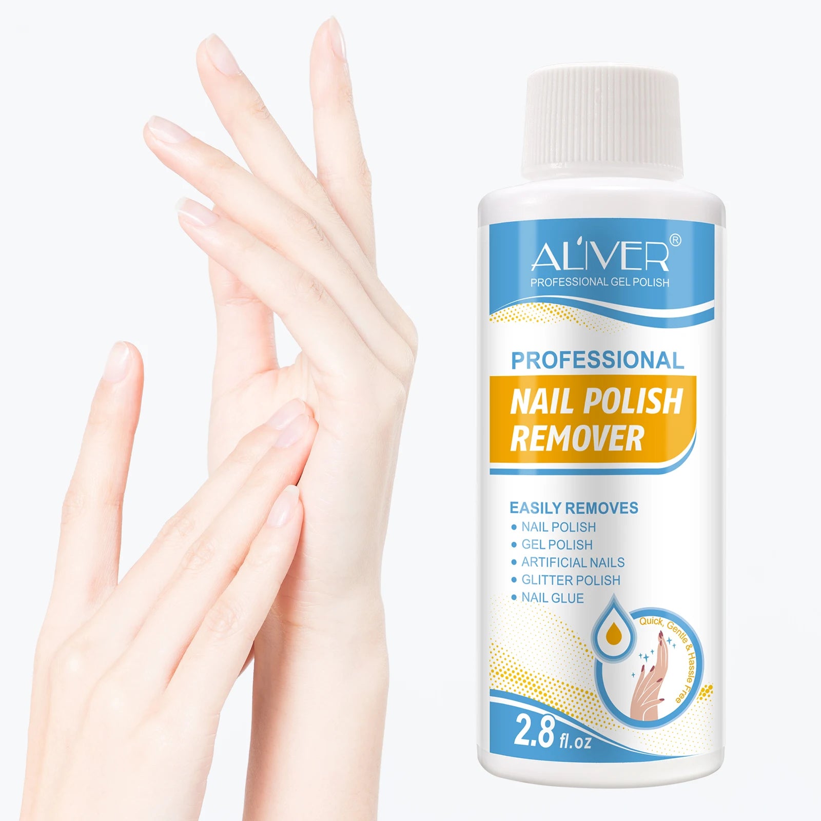 ALIVER Gel Polish Remover Nail Art Beauty Magic Remover Gel Remover Nail Polish